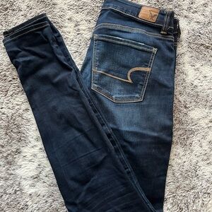 American Eagle Outfitters Dark Blue Denim